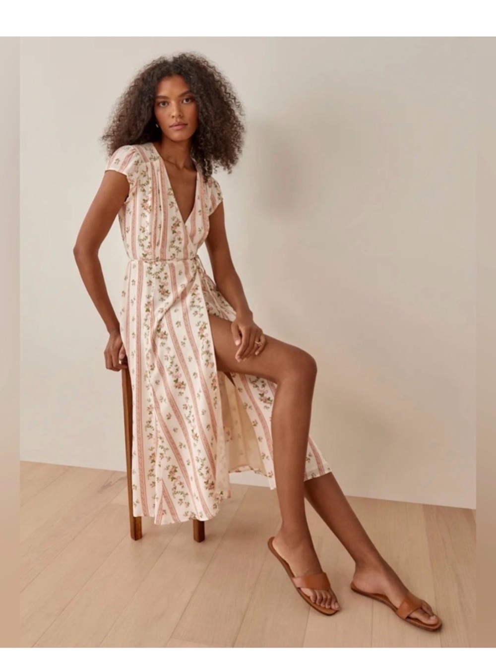 Reformation Carina Wrap Dress